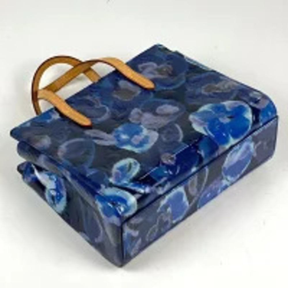 Louis Vuitton Catalina Bag Enamel Monogram Tote Flower Ikat Vernis Handbag